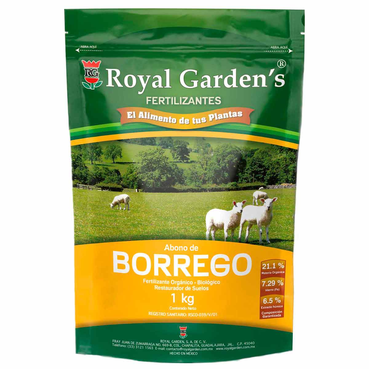 Abono de borrego orgánico