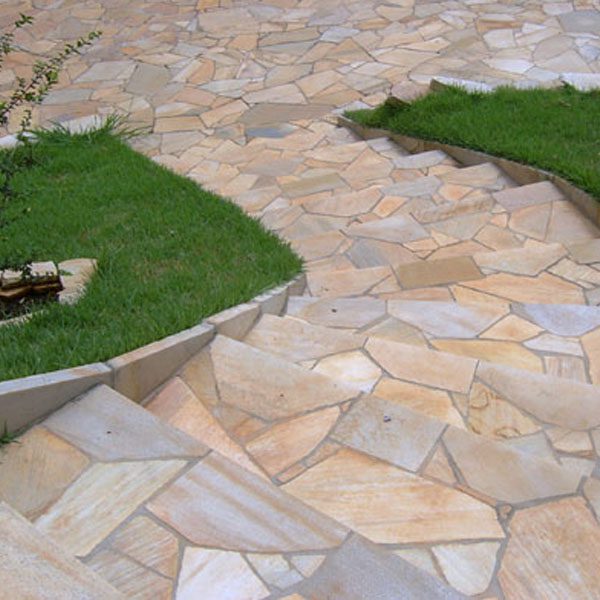 Piedra laja natural para decoración